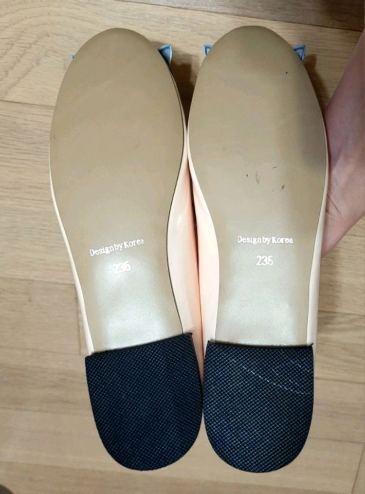 새상품 예쁜 봄여름 플랫단화 낮은굽구두 235 이미지