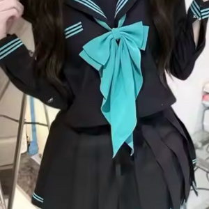 민트 세일러복 세라복 하츠네 미쿠 코스튬 코스프레 지뢰계 양산형 이미지