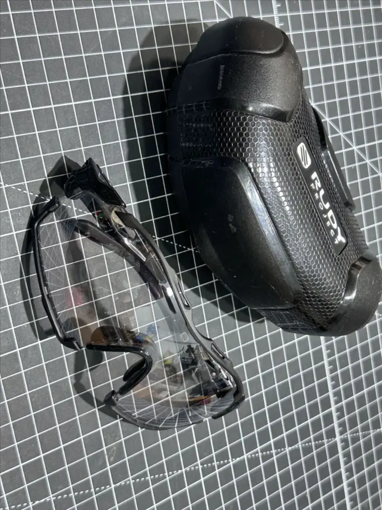 루디프로젝트 컷라인 블랙 미러 변색 고글 이미지
