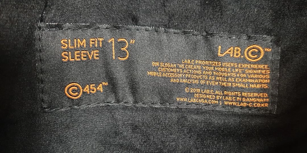 랩씨 포켓 슬림핏 슬리브 13인치 노트북 파우치 (LAB.C Slim Fit Sleeve 13Inch) 이미지