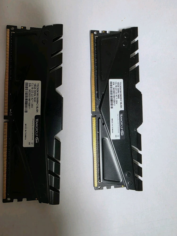 팀그룹 team group DARK Z알파 DDR4 3600MHz 32GB (16GBx2) 튜닝램 이미지