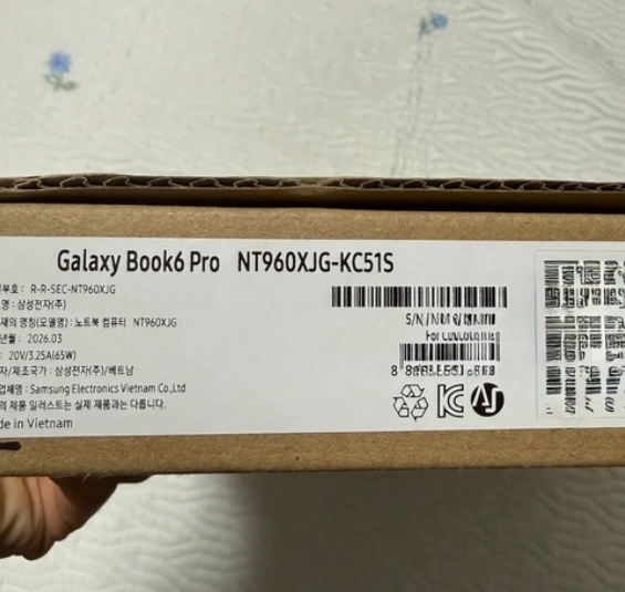 삼성 갤럭시북6 프로 16인치 NT960XJG-KC51S 이미지