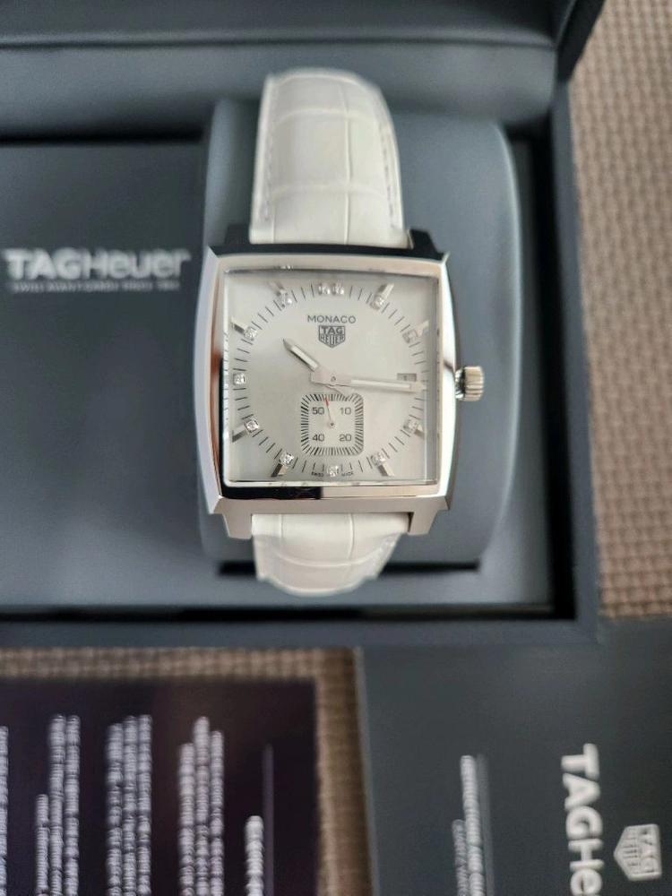 태그호이어 모나코 쿼츠 37mm 다이아 풀셋 - 안심되는 중고거래