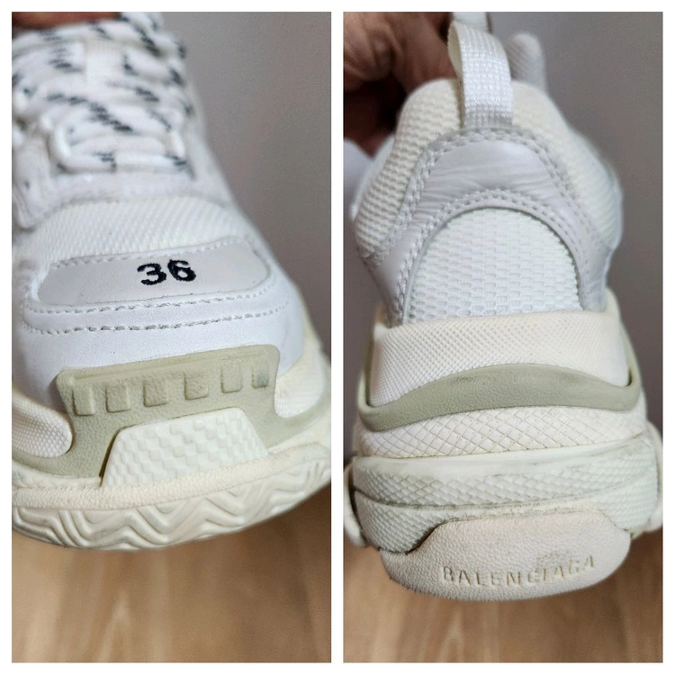 (230mm)발렌시아가 트리플S 스니커즈 운동화 신발 이미지