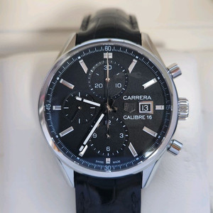 태그호이어 까레라 칼리버16 크로노그래프 블랙 41mm 이미지