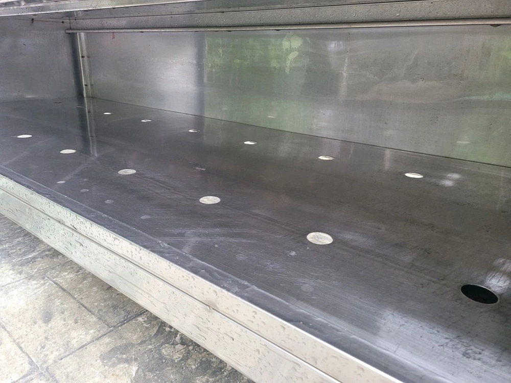 스텐 이동식 식당 뷔페 배식대 밧드 선반 다용도 작업대 카트 바트 자율배식대 구내식당 관공서 함바식당 이미지