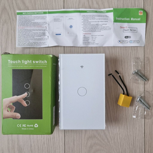 [새상품] Tuya WiFi 스마트 터치 전등 스위치 (1구 화이트) 이미지