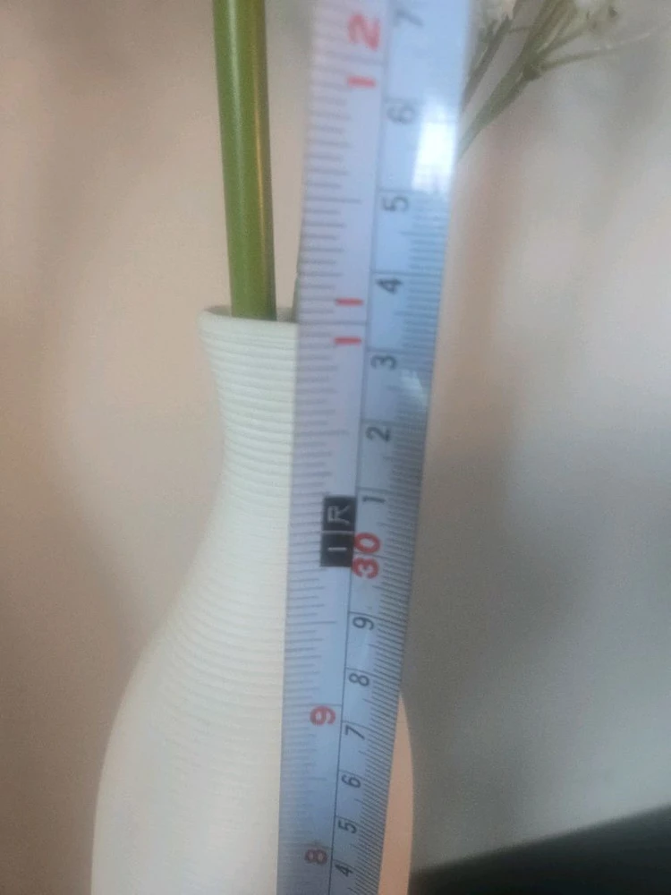 화이트 도자기 화병 새상품 1개 이미지