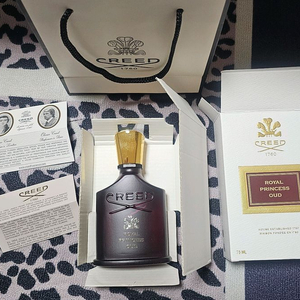 크리드 로얄 프린세스 우드 공용향수75ml 미개봉 새상품 쇼핑백 이미지
