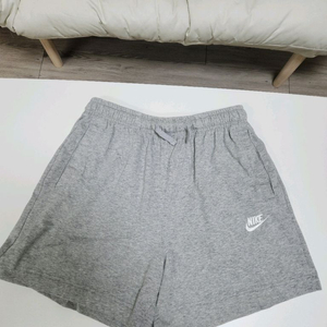 나이키 스우시 면 반바지 팬츠 그레이 M 이미지