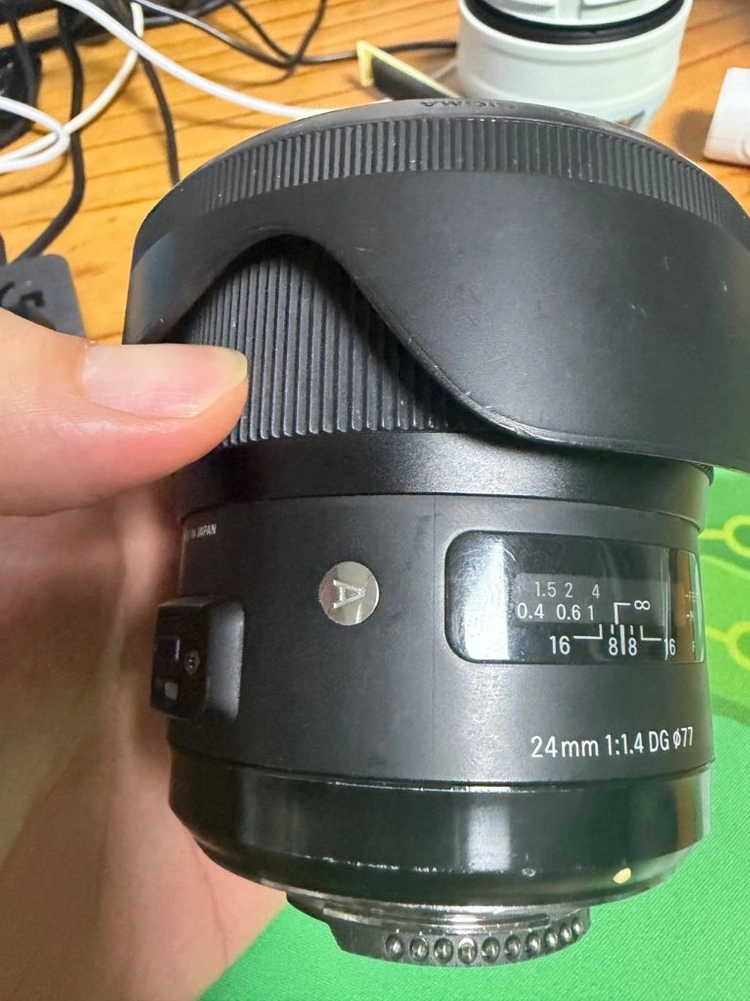 24mm f/1.4 단렌즈 시그마아트 니콘 F - 안심되는 중고거래