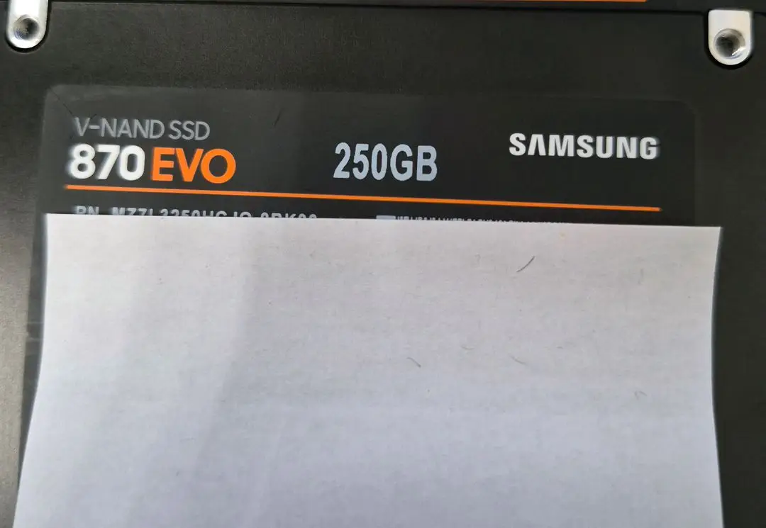 삼성 SSD 870 EVO 250G 판매합니다 이미지
