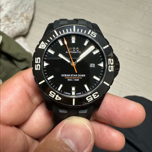 미도 오션스타 다이버 600 검정 43.5mm 이미지