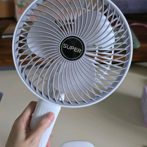 고정형 휴대용 3단 무선 선풍기 새상품 이미지