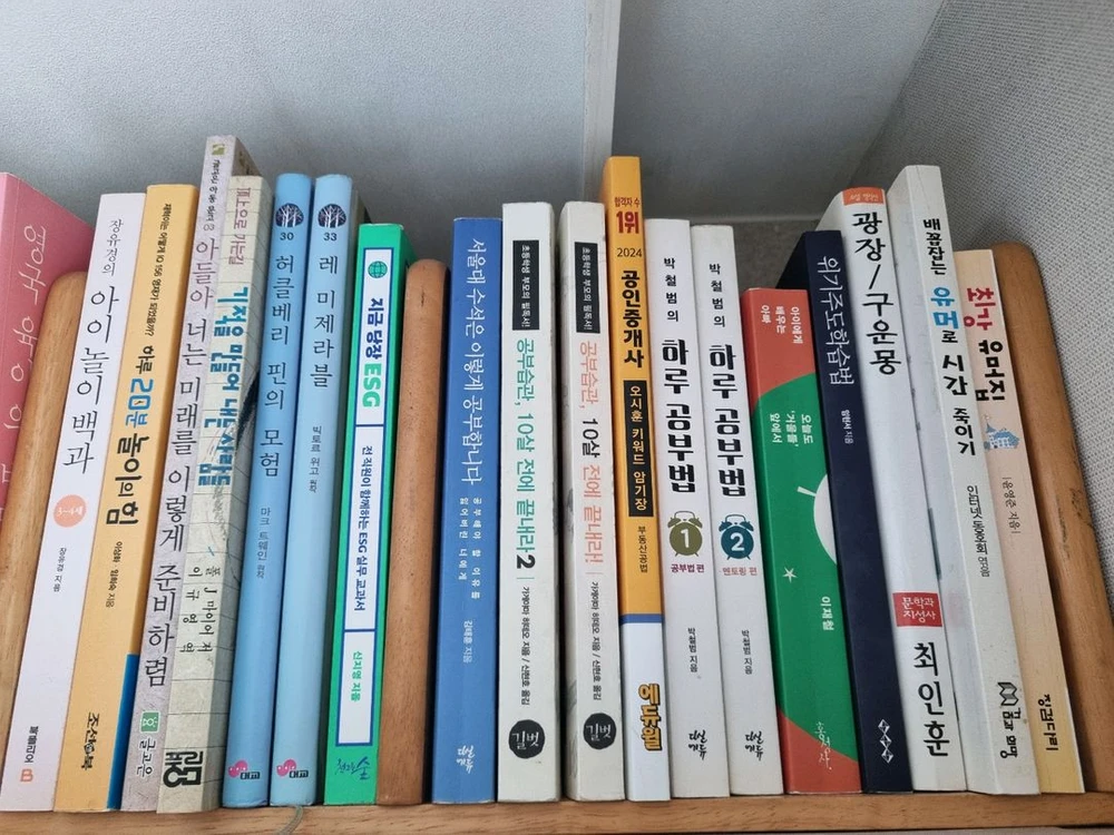 다양한 책 육아서적 임신출산 청소년 에세이 문고 시집 소설 요리책 헌책 이미지