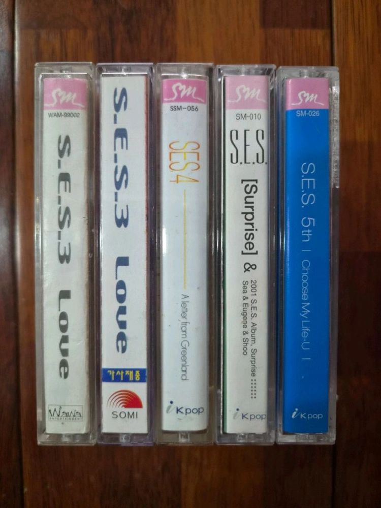 SES 카세트테이프 5개 일괄판매 이미지