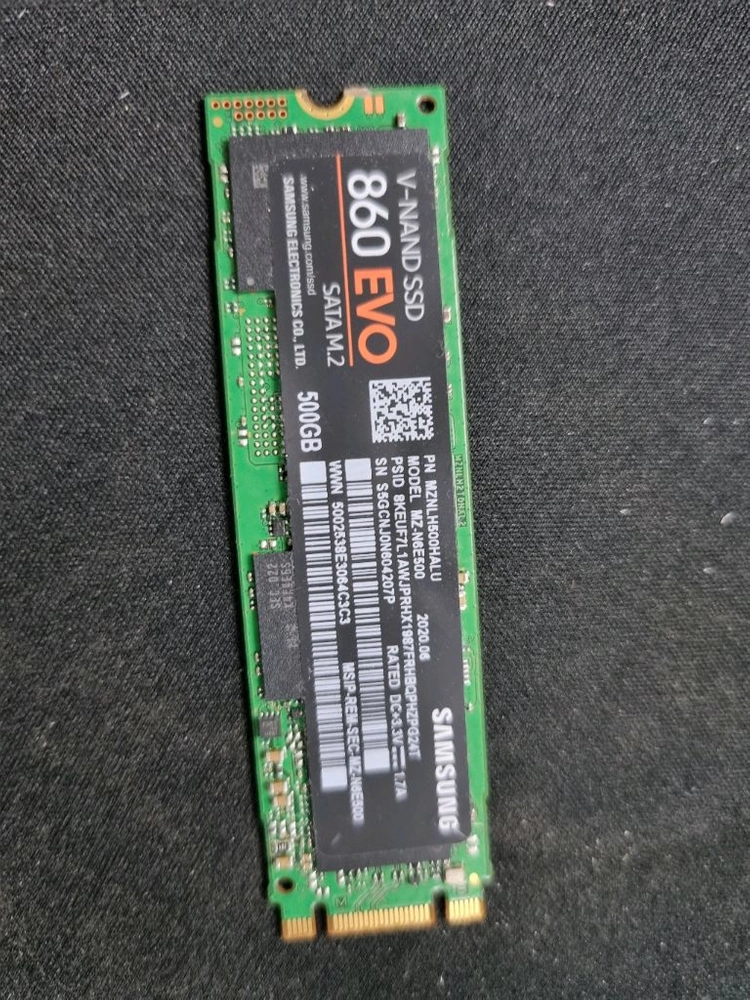 삼성 860 EVO 500GB M.2 SSD 이미지