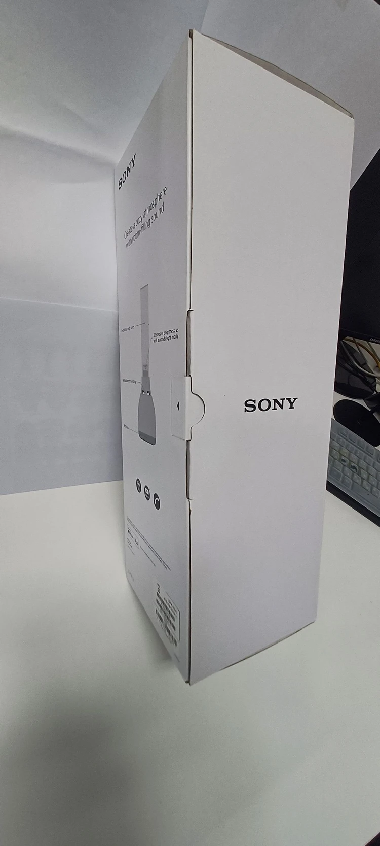 (미개봉/새제품) 소니코리아정품 글라스 사운드 LSPX-S3 블루투스스피커 32단밝기조절 LED 라이트 캔들 이미지