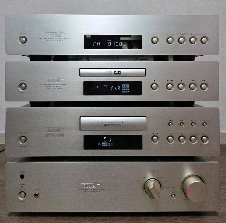 인켈 AX-7R MK2 4단 오디오 풀세트,올수리된 제품 이미지