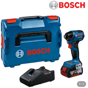 보쉬 18V 충전 임팩 전동 드릴 드라이버 GDR18V-220C 5.0Ah 1개 세트 이미지