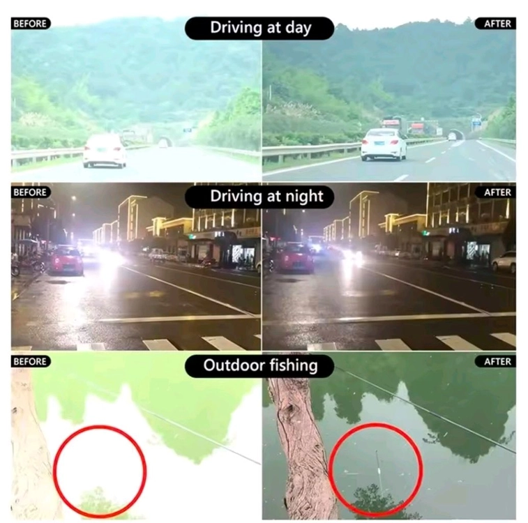(새것)변광 & 편광 선글라스 색깔변하고 눈안부시는 기능성안경 이미지
