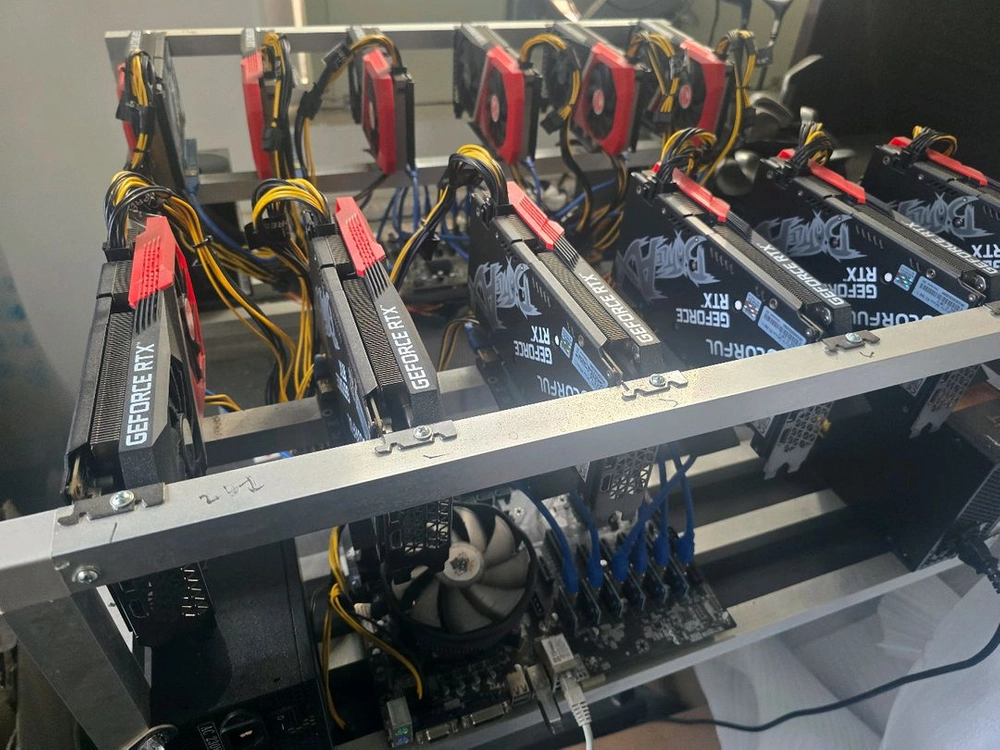 3060ti 그래픽카드 세트 (채굴기) 이미지