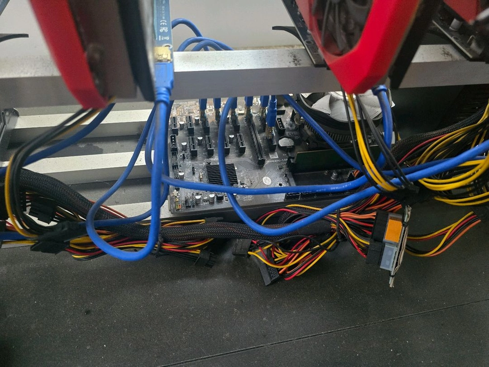 3060ti 그래픽카드 세트 (채굴기) 이미지