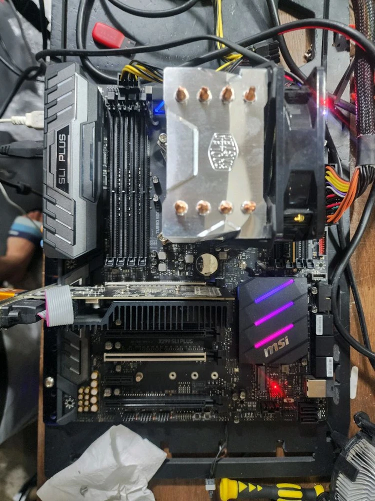msi x299 + cpu i7 7800x + cpu쿨러 - 안심되는 중고거래