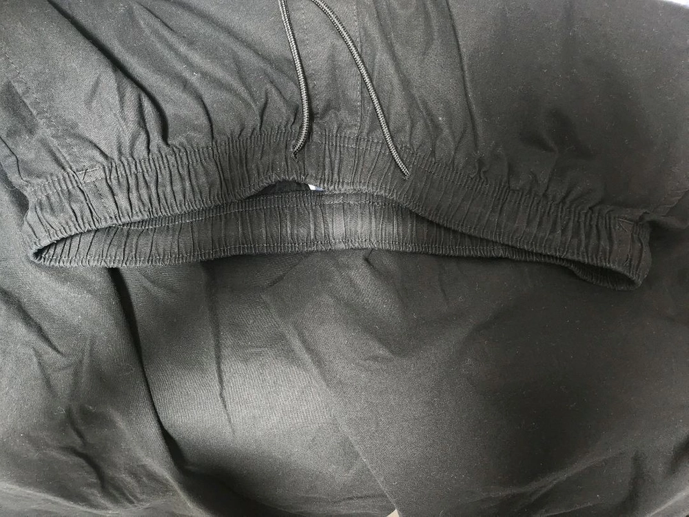 (중고) 에이지오디 린넨라이크 밴딩 와이드팬츠 블랙 xl 이미지