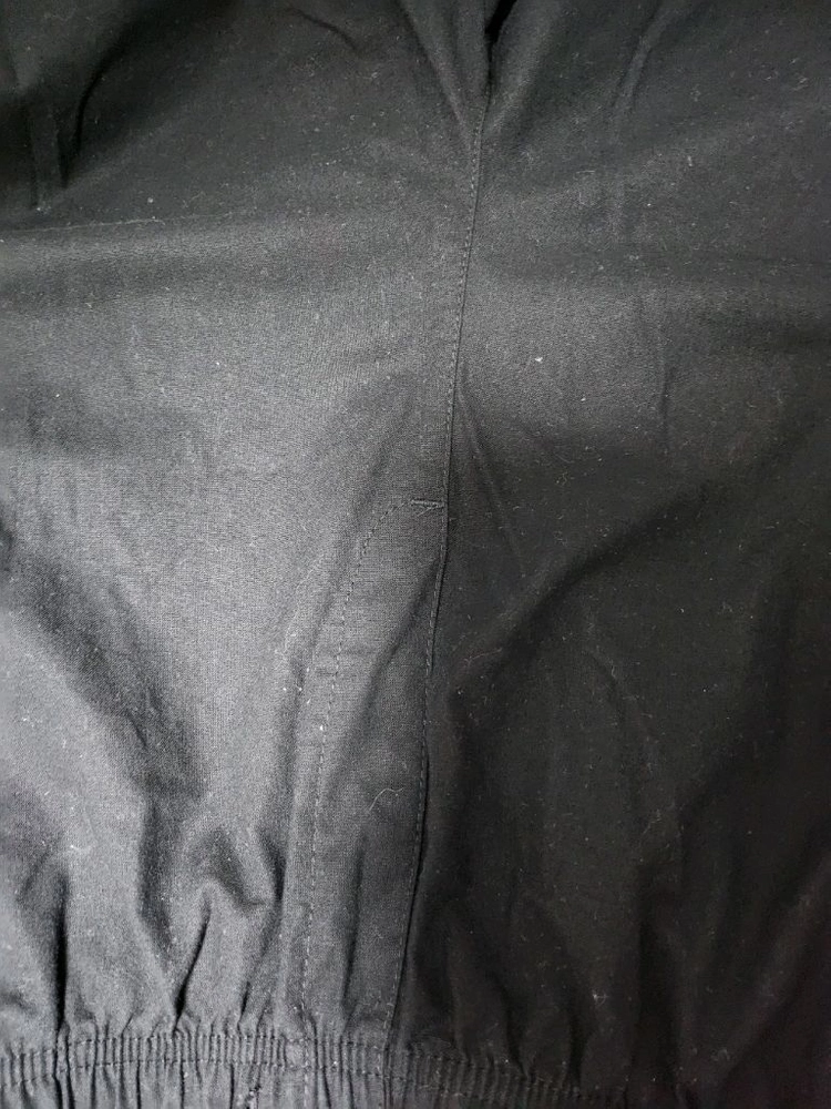 (중고) 에이지오디 린넨라이크 밴딩 와이드팬츠 블랙 xl 이미지