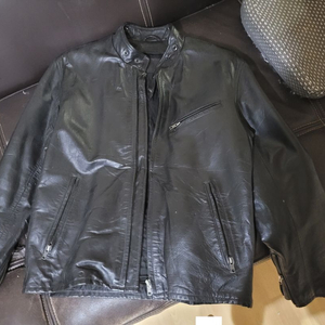 Liugoo leather 말가죽 싱글 라이더 자켓 L 일본 상태좋음 schott avirex vanson 이미지