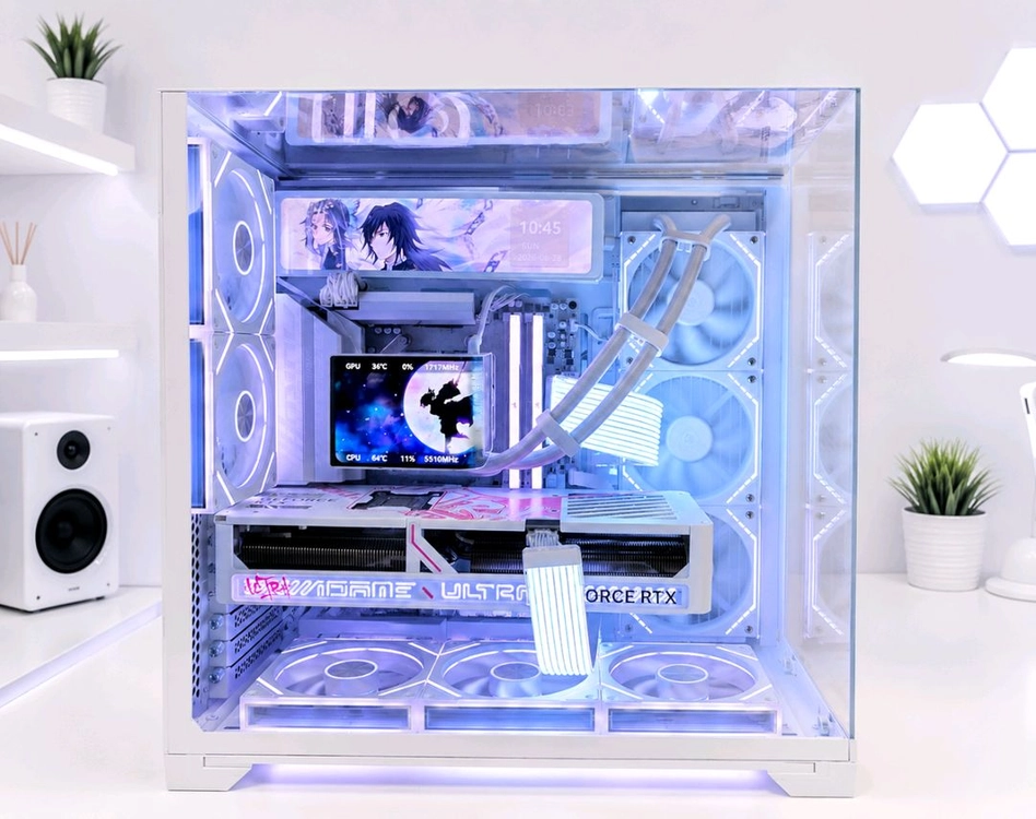 라이젠9 9950X3D RTX5080 화이트 감성 본체 팝니다 이미지