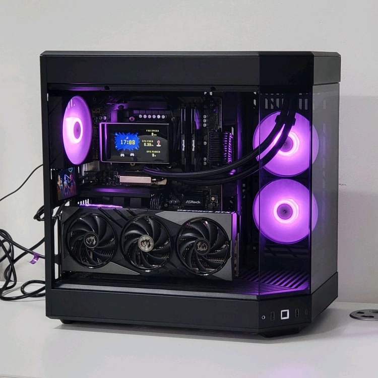 270K PLUS 4070Ti 32GB Y60 게이밍 작업용 컴퓨터 본체 아이온2 배그 이미지