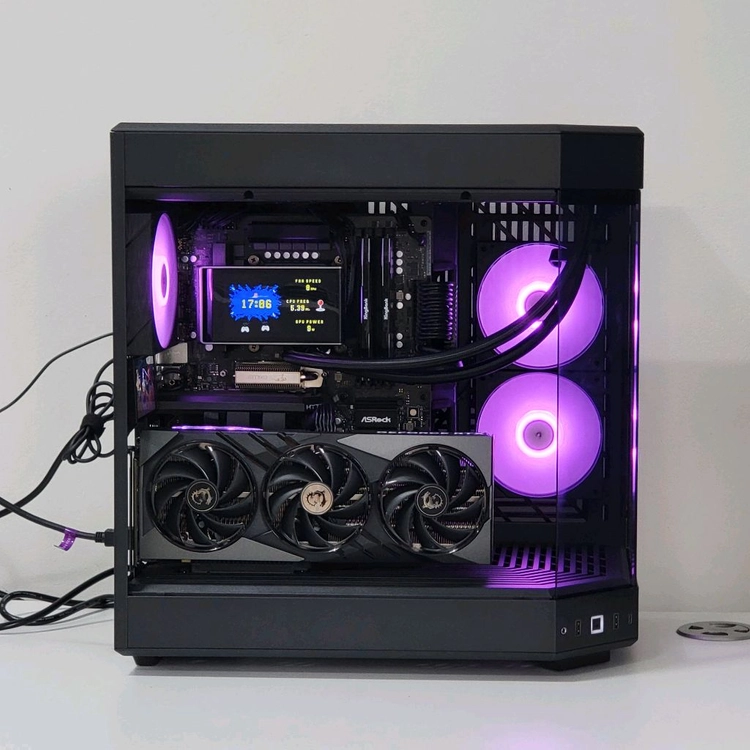 270K PLUS 4070Ti 32GB Y60 게이밍 작업용 컴퓨터 본체 아이온2 배그 이미지