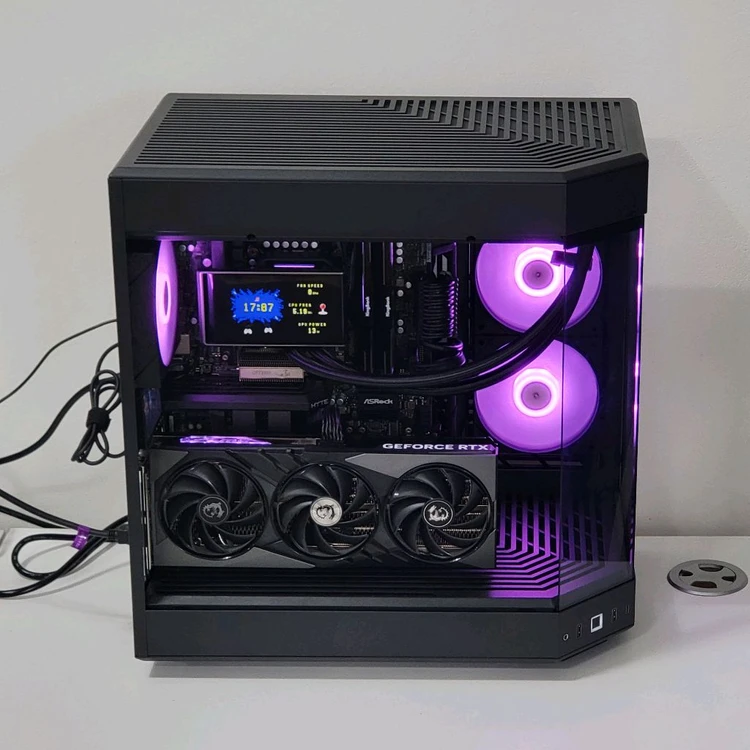 270K PLUS 4070Ti 32GB Y60 게이밍 작업용 컴퓨터 본체 아이온2 배그 이미지