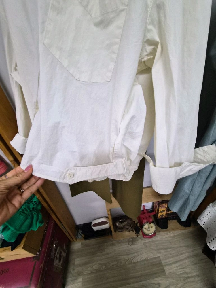자라 셔츠 아방 블부종. 면린넨 와이드 팬츠 이미지