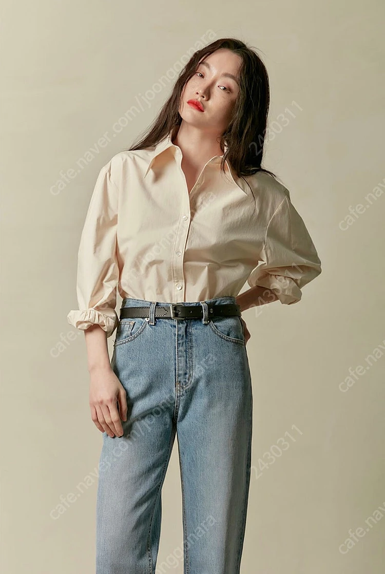 WMM 더블유엠엠 크롭진 중청 컬러 Cropped Je 이미지