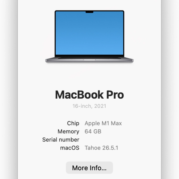 (Apple) 애플 맥북프로 16인치 M1 Max [1TB / 64GB] 이미지