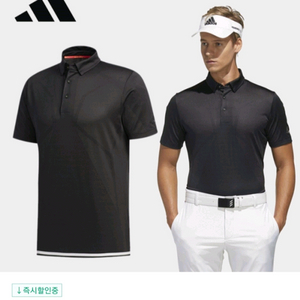 낭.95) 아디다스 남성 골프티, 골프 반팔티 GOLF / 라운딩 트레이닝 이미지