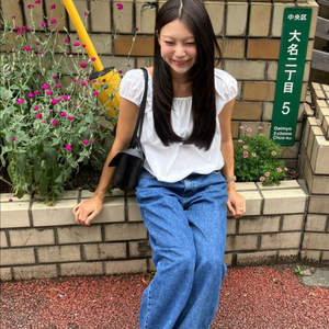 셀리앤리옹 로우라이즈 데님(다크)S사이즈 이미지