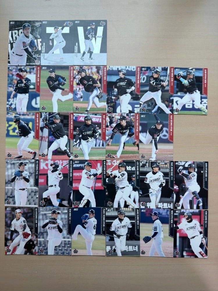 KT위즈 2026 kbo 오피셜 카드 KT위즈 고영표 홀로 KT 알파벳 - 안심되는 중고거래