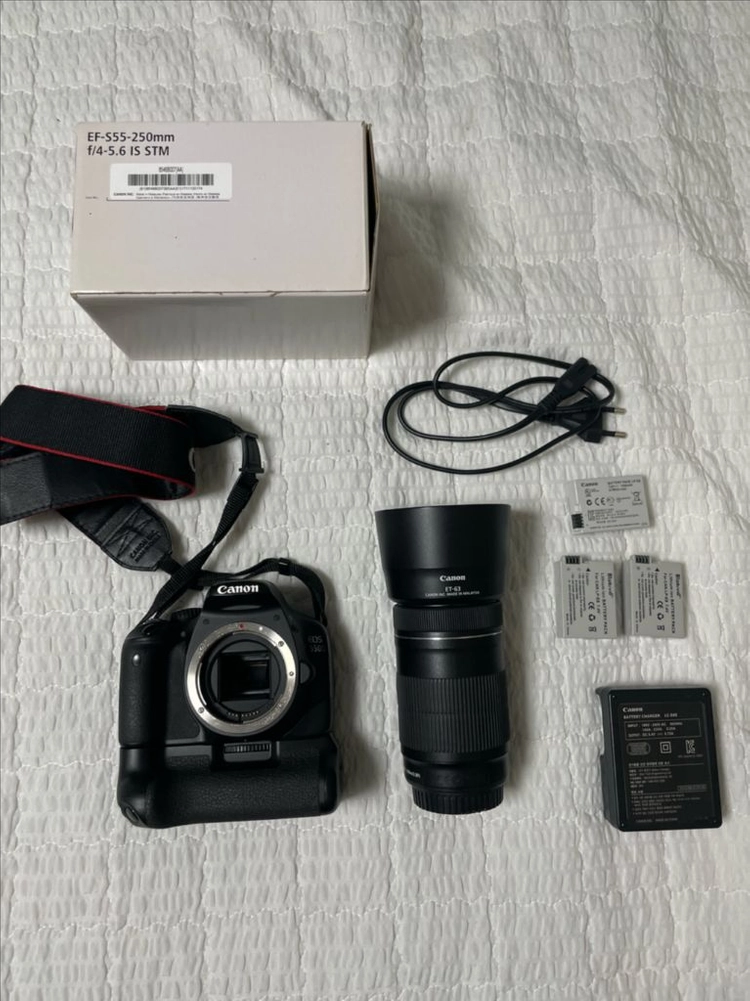 캐논 EOS 550D 망원 풀세트 판매(55-250mm STM 망원 렌즈 + 세로그립) 이미지