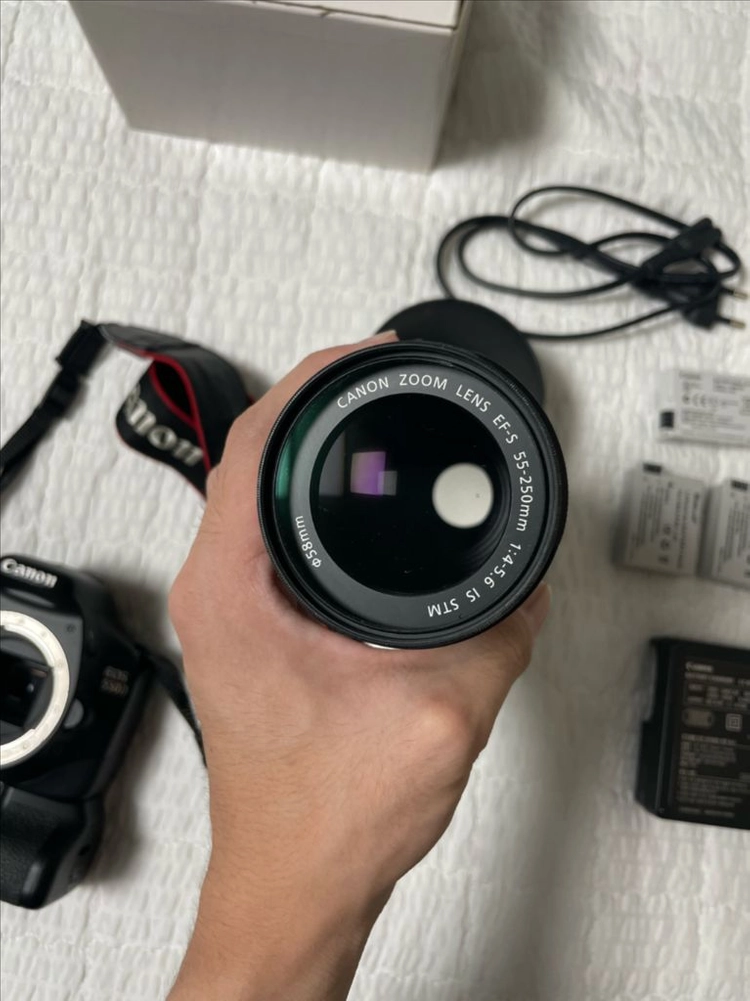 캐논 EOS 550D 망원 풀세트 판매(55-250mm STM 망원 렌즈 + 세로그립) 이미지