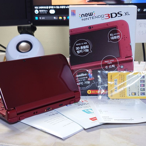 뉴 닌텐도 3DS XL 레드 풀박품 A+급 이미지