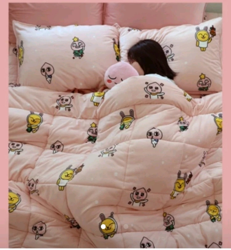 극세사 패드 카카오 어피치 베개거버 퀸 패드 침구단품 이미지