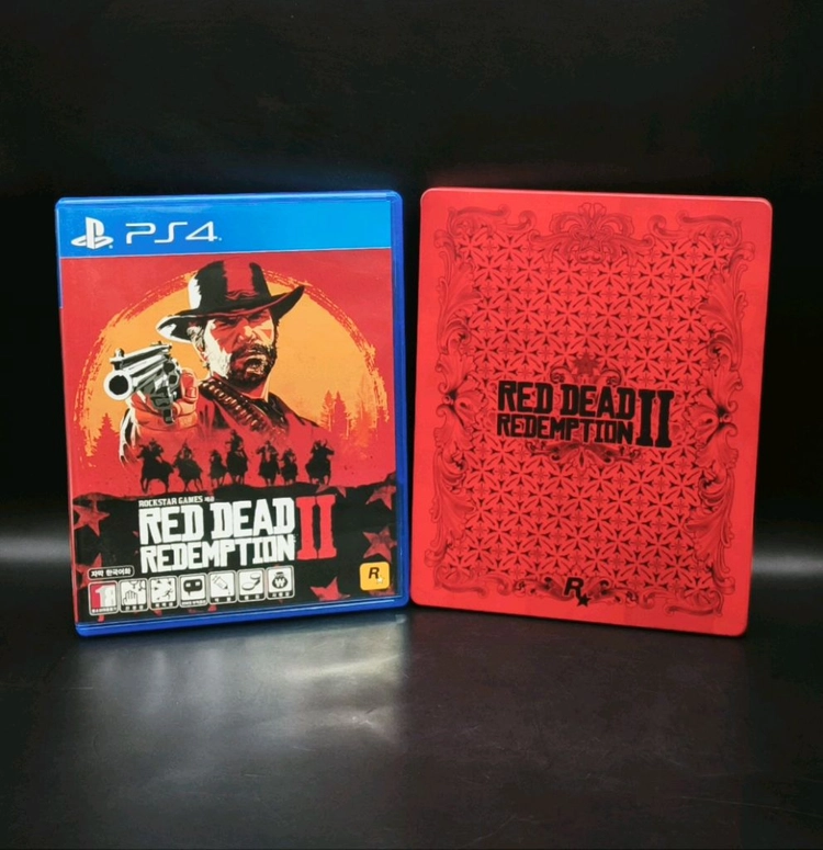 플스4, PS4 레드데드 리뎀션2 게임팩+한정판 스틸케이스 이미지