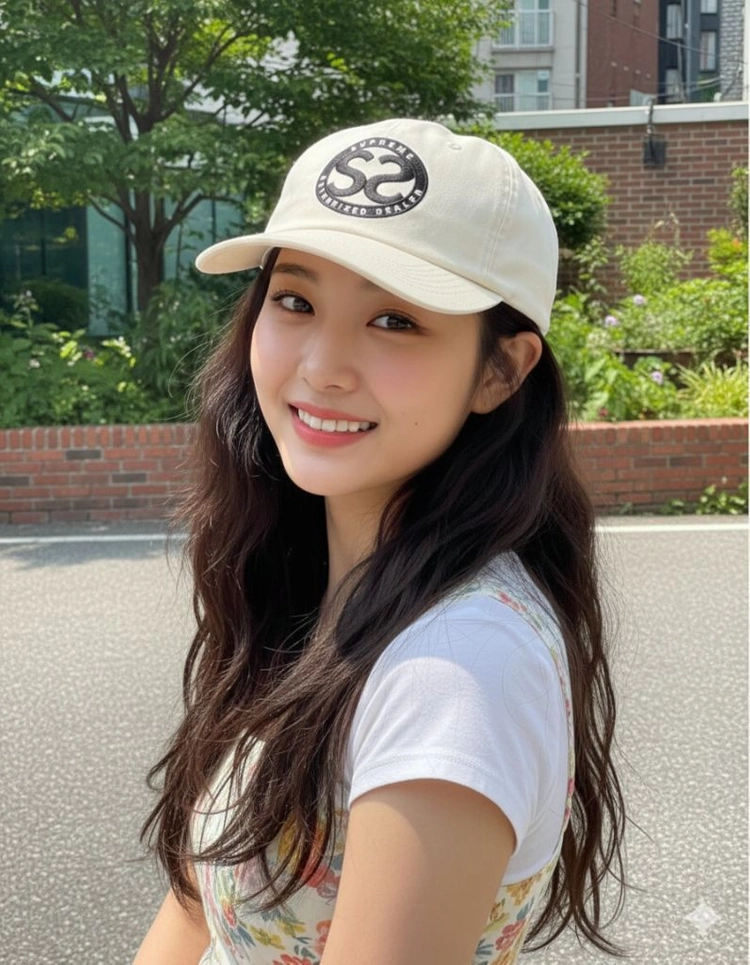 슈프림 22SS 스냅백 화이트/아이보리 이미지