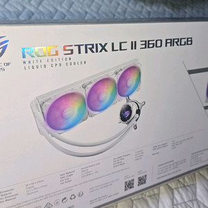 ROG STRIX LC II 360 ARGB 화이트 에디션 CPU 쿨러 이미지