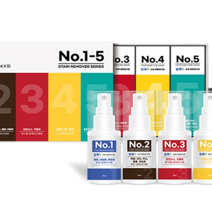 [미개봉] 엘타 의류 얼룩제거제 얼룩이 5종 세트(30ml x 5개입) 이미지