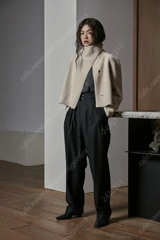 WMM 더블유엠엠 New Nice Pants 블랙 실크 이미지